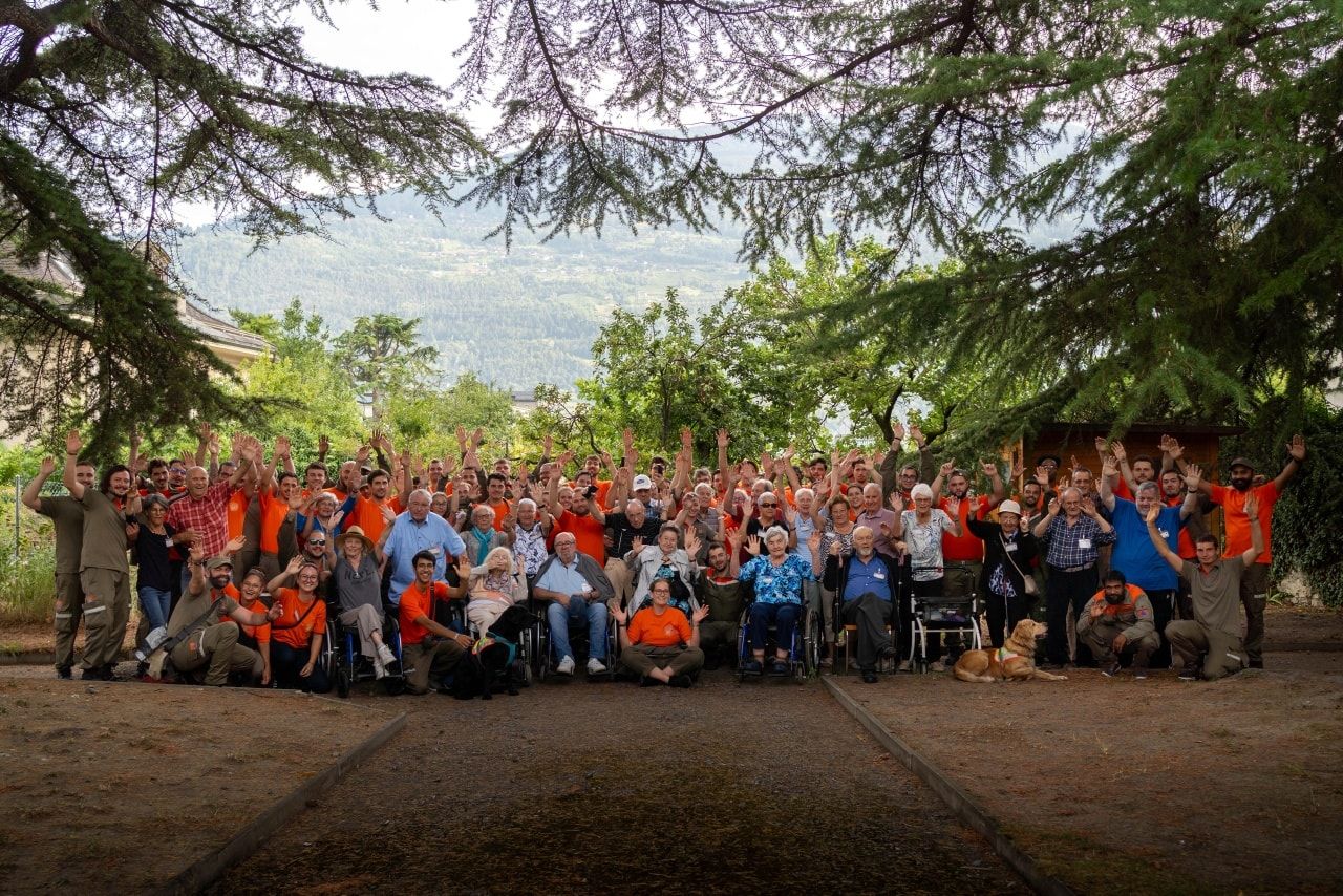 L’ensemble de l’équipe et des résidents de l’édition 2025, réunis à Sion.